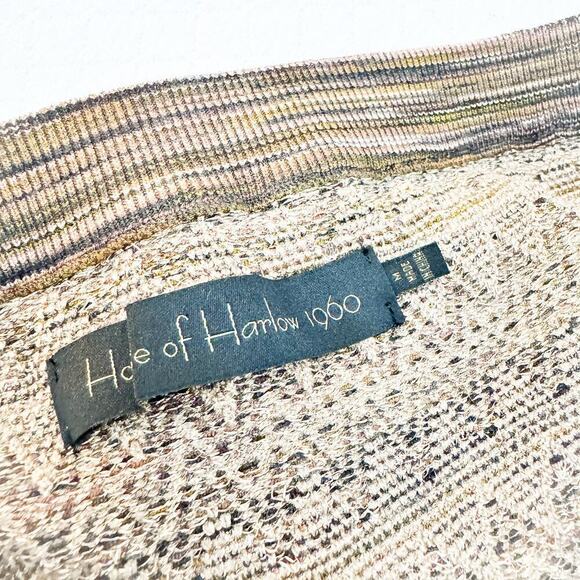 House of Harlow 1960 Brown Metallic Long Pencil Skirt Size M - Picture 3 of 7